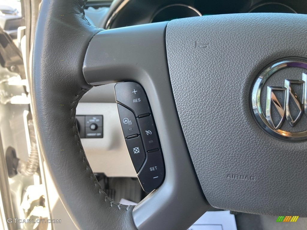 2017 Enclave Leather - White Frost Tricoat / Light Titanium photo #25