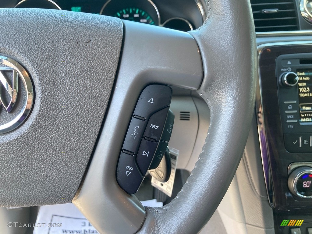 2017 Enclave Leather - White Frost Tricoat / Light Titanium photo #26