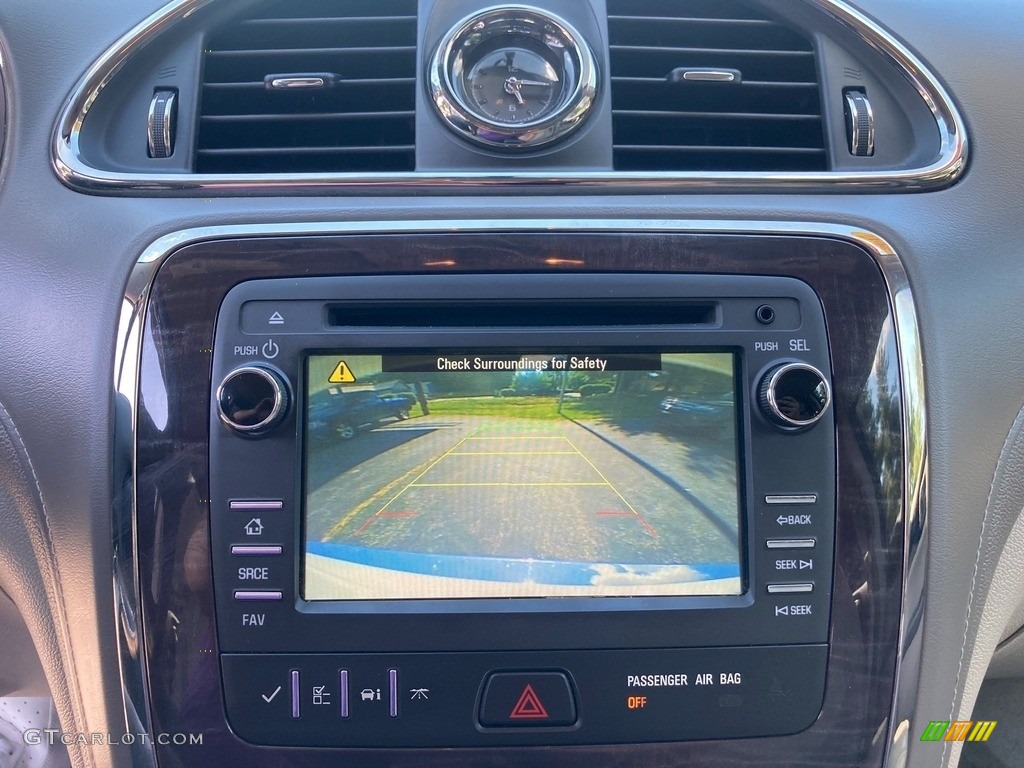 2017 Enclave Leather - White Frost Tricoat / Light Titanium photo #31
