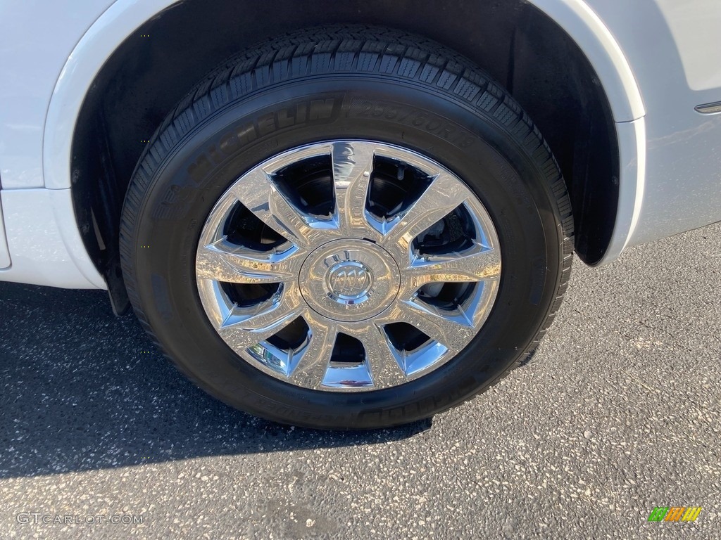 2017 Enclave Leather - White Frost Tricoat / Light Titanium photo #45