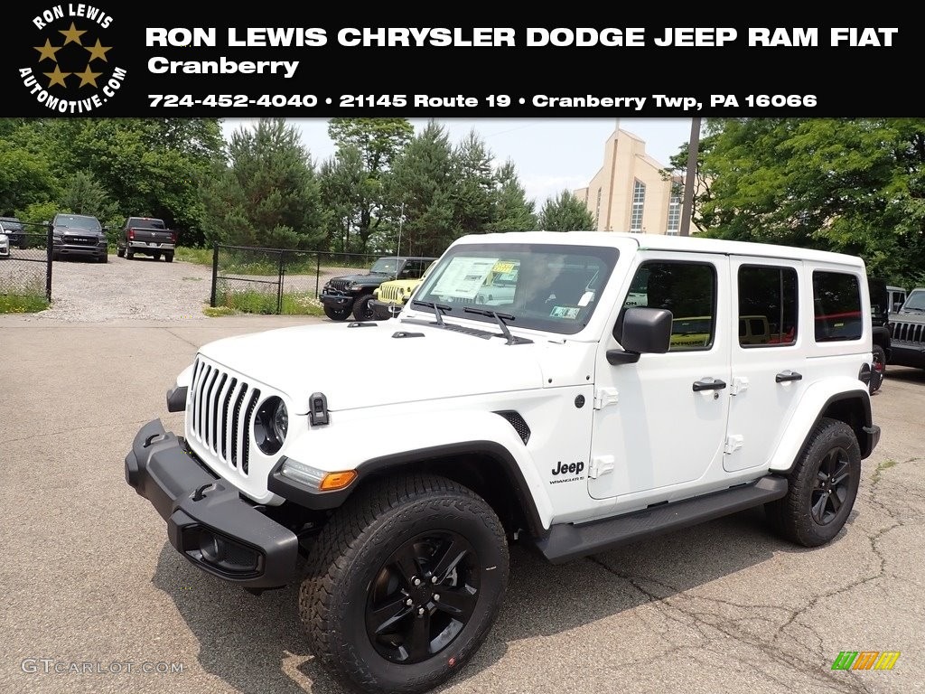 Bright White Jeep Wrangler Unlimited