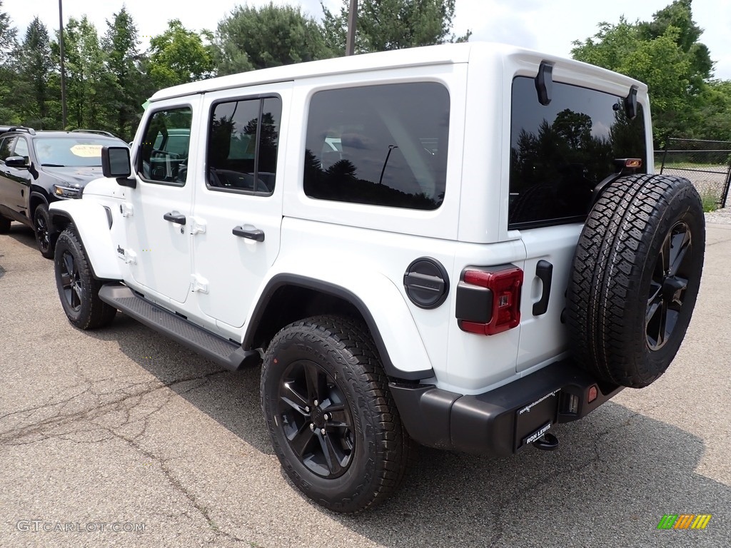 2023 Wrangler Unlimited Sahara Altitude 4x4 - Bright White / Black photo #3