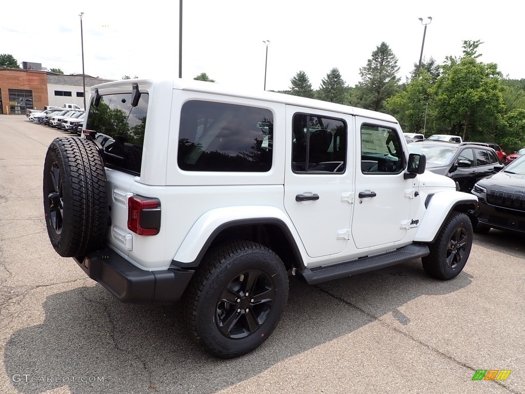 2023 Wrangler Unlimited Sahara Altitude 4x4 - Bright White / Black photo #5