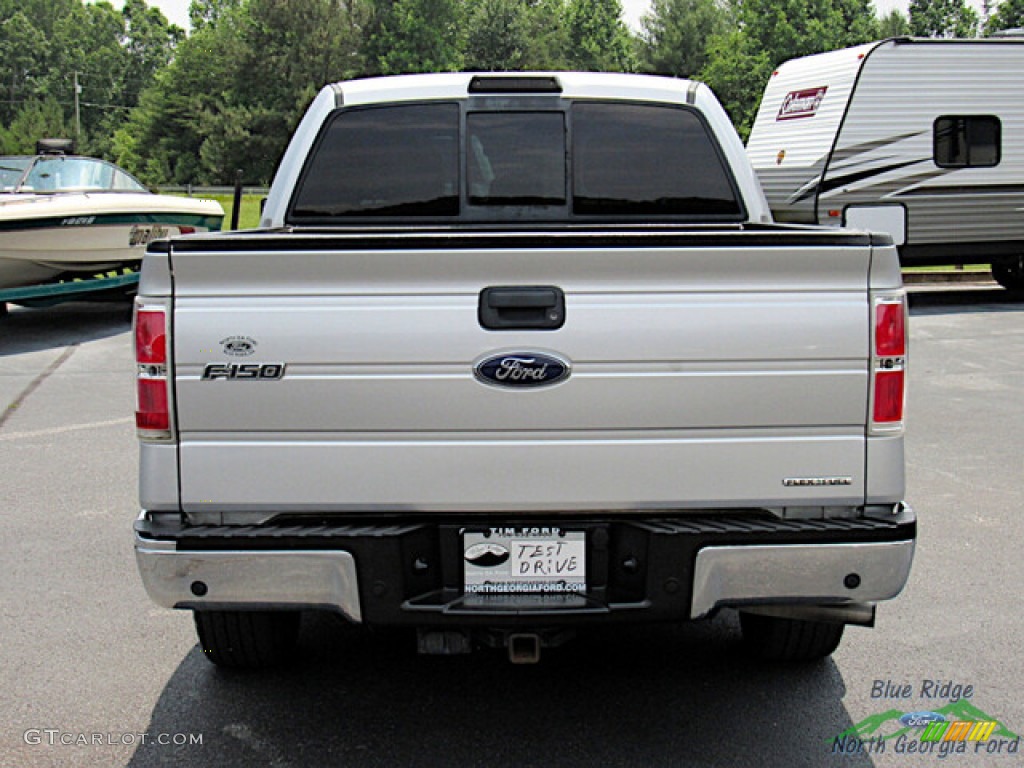 2014 F150 XL SuperCrew - Ingot Silver / Steel Grey photo #4