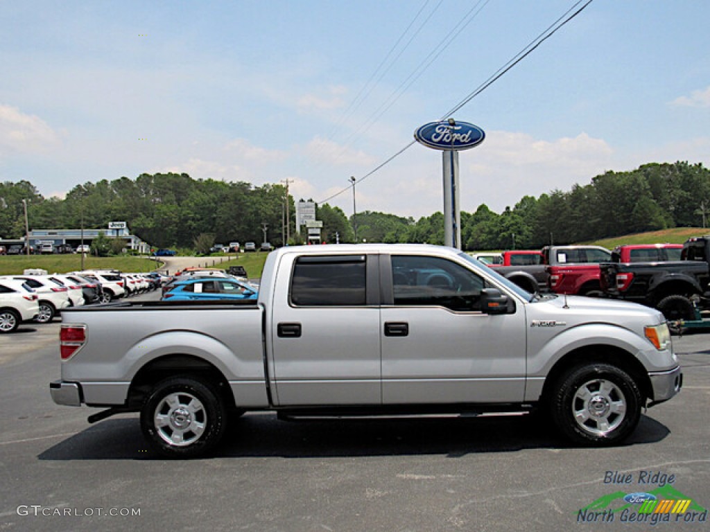 2014 F150 XL SuperCrew - Ingot Silver / Steel Grey photo #6