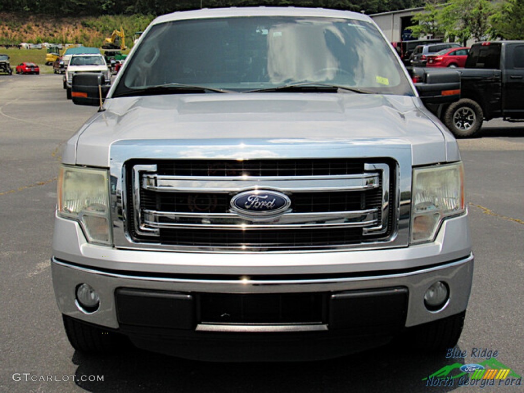 2014 F150 XL SuperCrew - Ingot Silver / Steel Grey photo #8