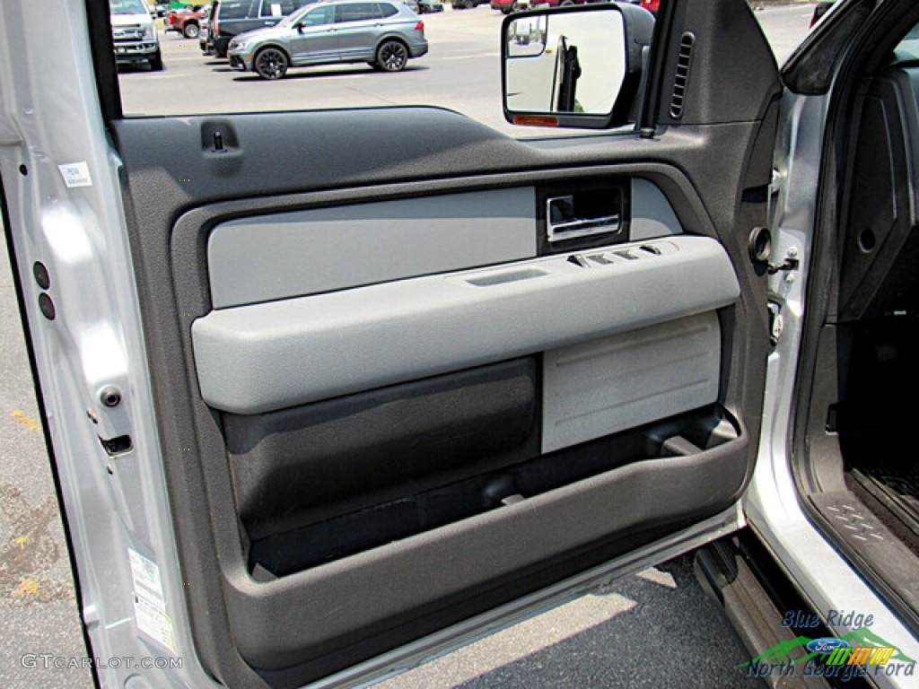 2014 F150 XL SuperCrew - Ingot Silver / Steel Grey photo #10