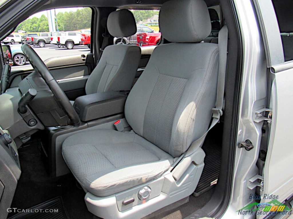 2014 F150 XL SuperCrew - Ingot Silver / Steel Grey photo #11