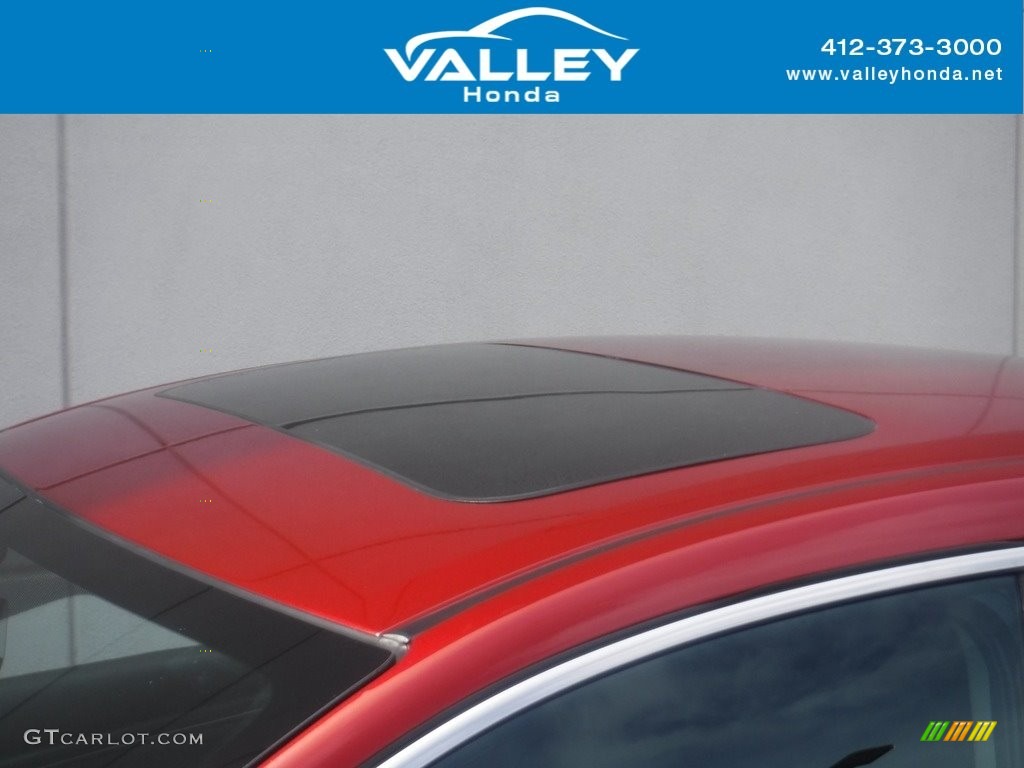 2020 Civic EX-L Sedan - Molten Lava Pearl / Black photo #2