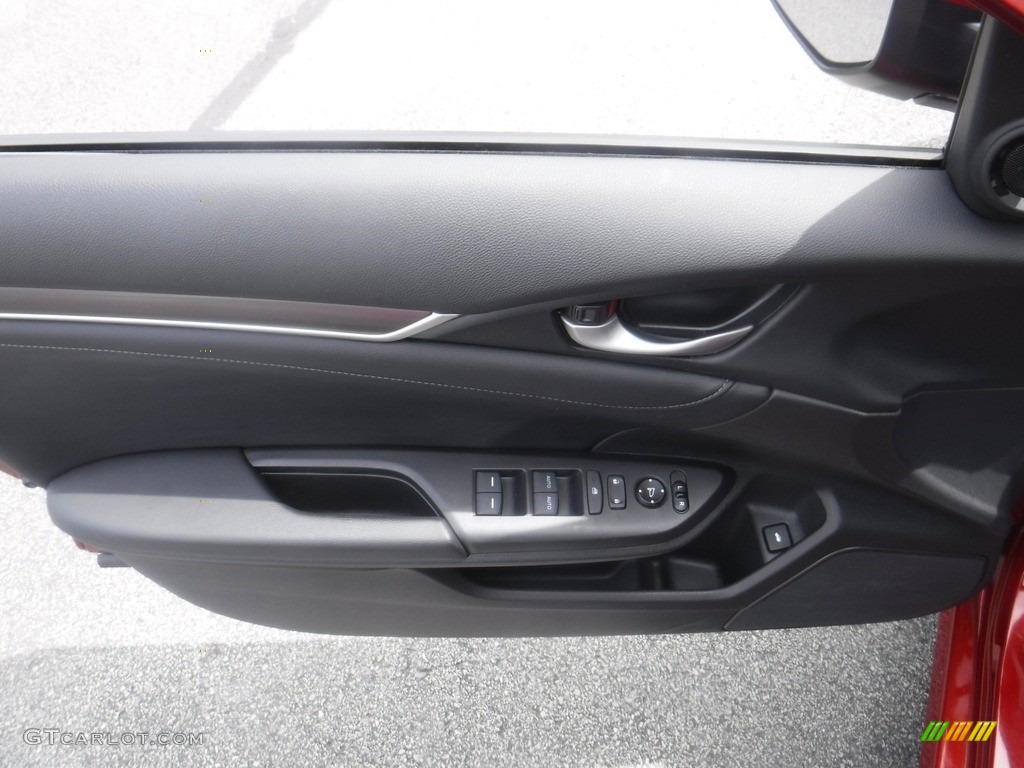 2020 Civic EX-L Sedan - Molten Lava Pearl / Black photo #12