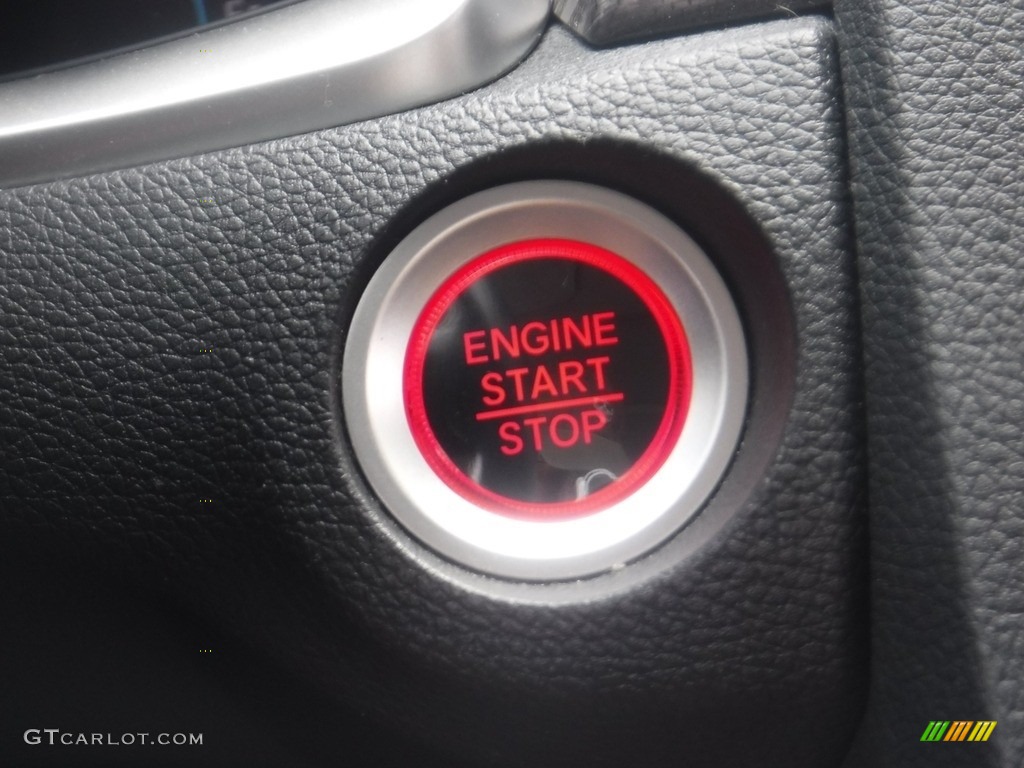 2020 Civic EX-L Sedan - Molten Lava Pearl / Black photo #18