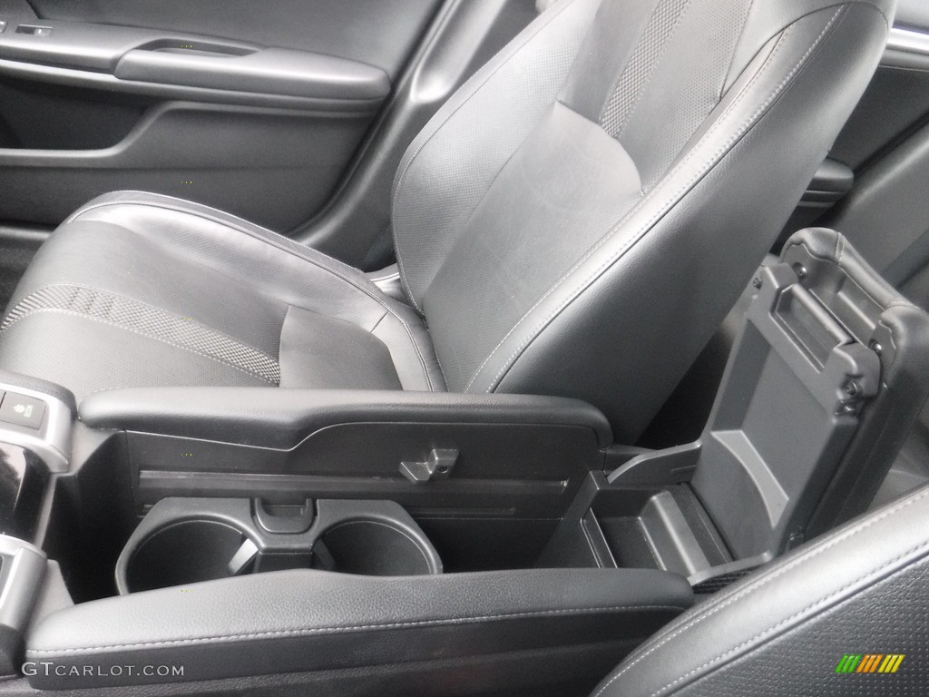 2020 Civic EX-L Sedan - Molten Lava Pearl / Black photo #27