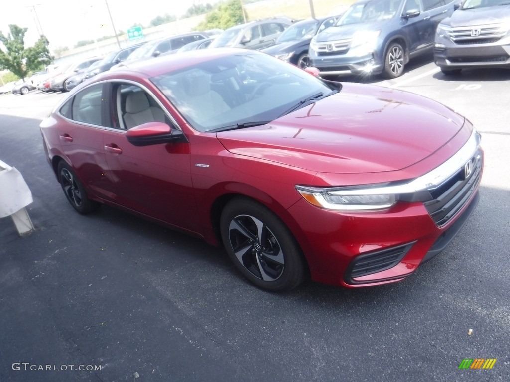 Radiant Red Metallic 2022 Honda Insight EX Exterior Photo #146238168