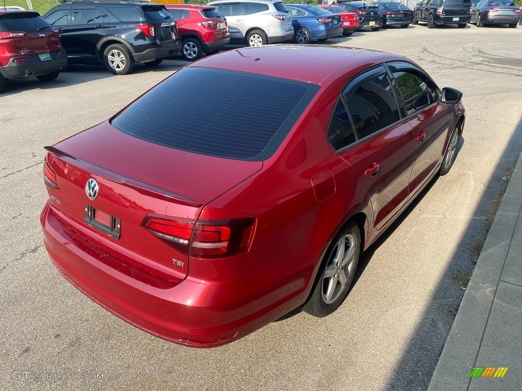 2016 Jetta S - Cardinal Red Metallic / Titan Black photo #29