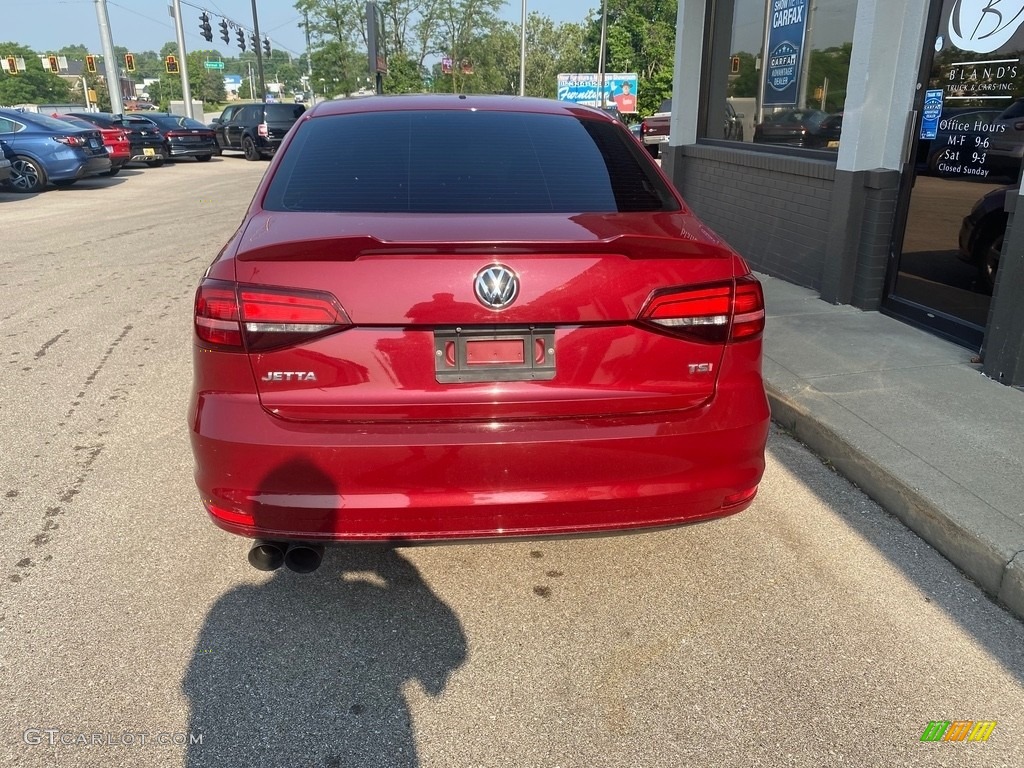 2016 Jetta S - Cardinal Red Metallic / Titan Black photo #30