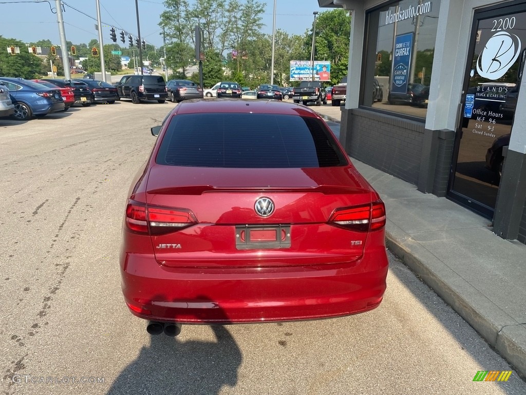 2016 Jetta S - Cardinal Red Metallic / Titan Black photo #31