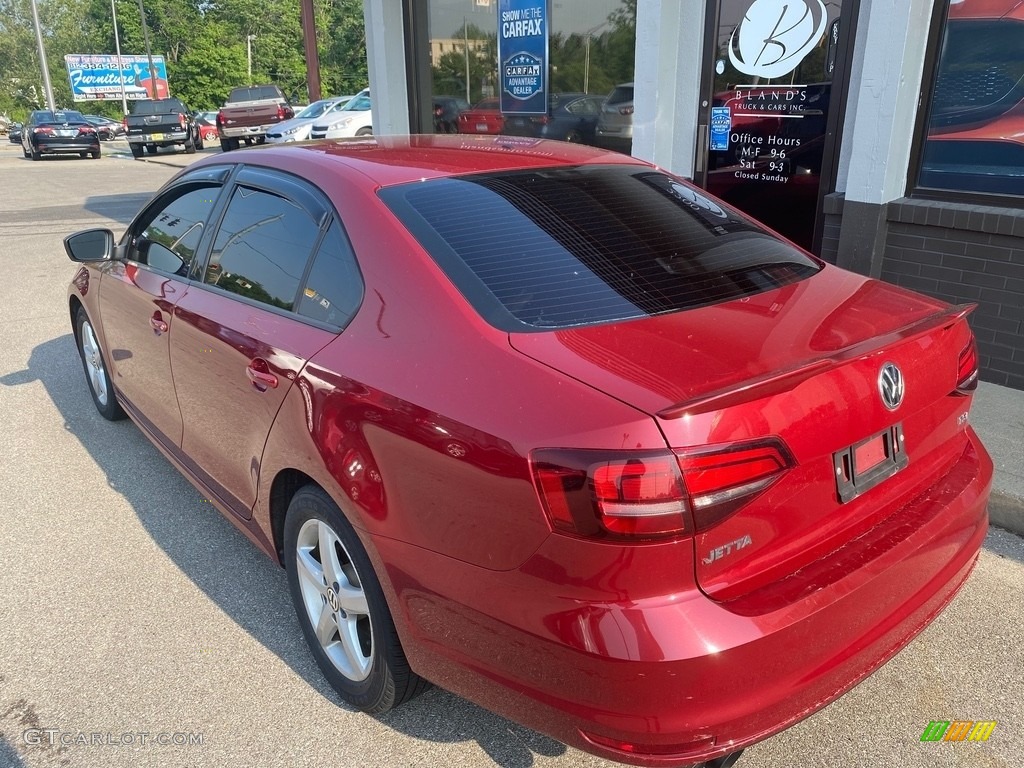 2016 Jetta S - Cardinal Red Metallic / Titan Black photo #32