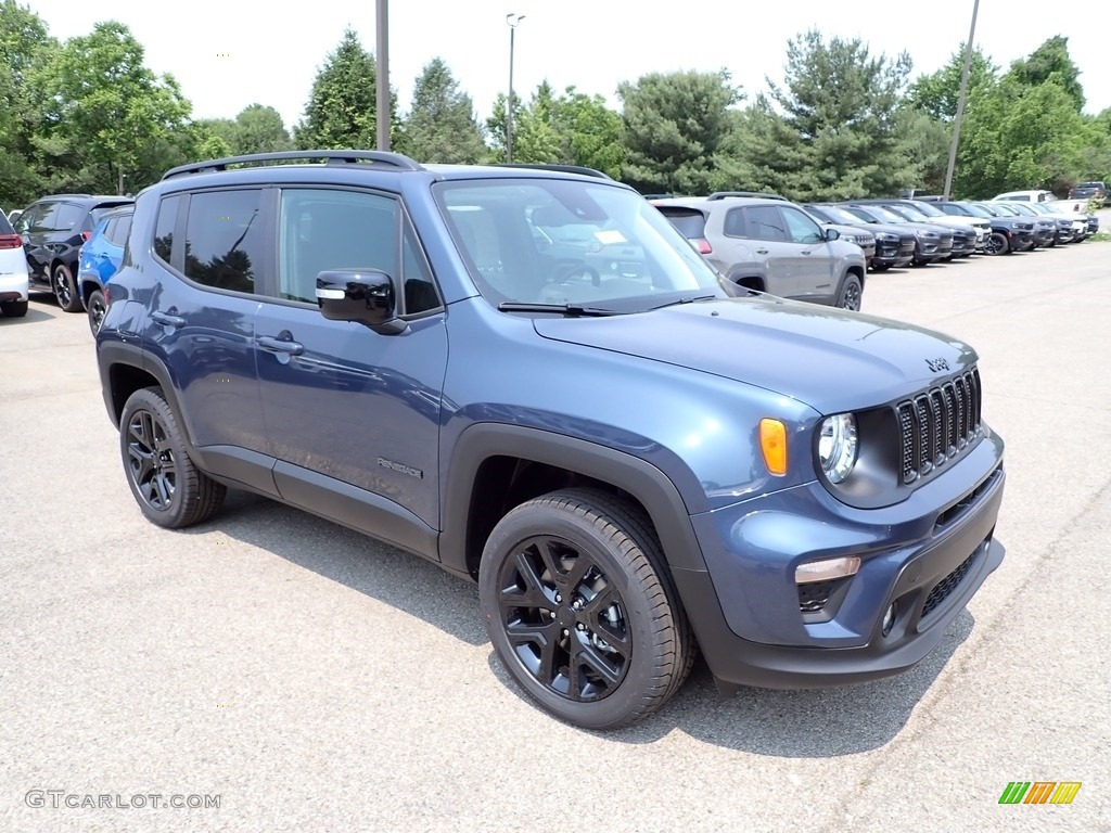 Slate Blue Pearl 2023 Jeep Renegade Altitude 4x4 Exterior Photo #146238393