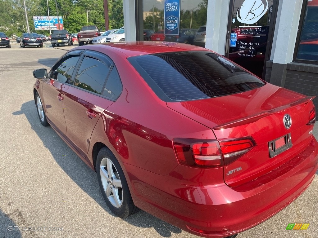 2016 Jetta S - Cardinal Red Metallic / Titan Black photo #33