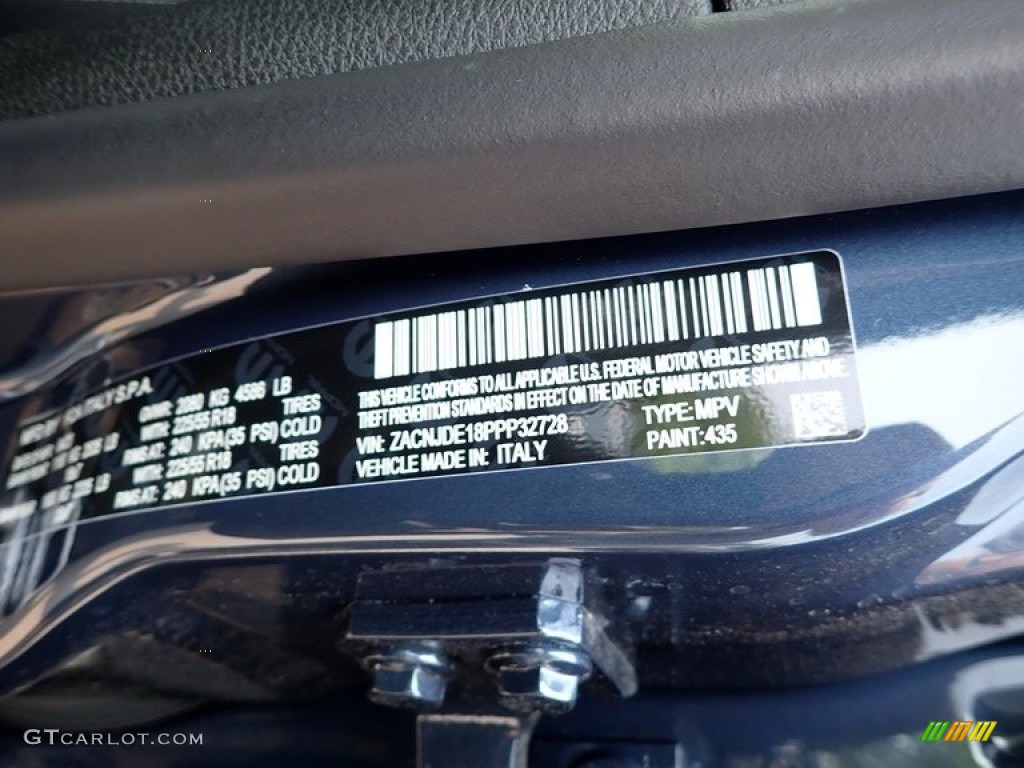 2023 Renegade Color Code 435 for Slate Blue Pearl Photo #146238621