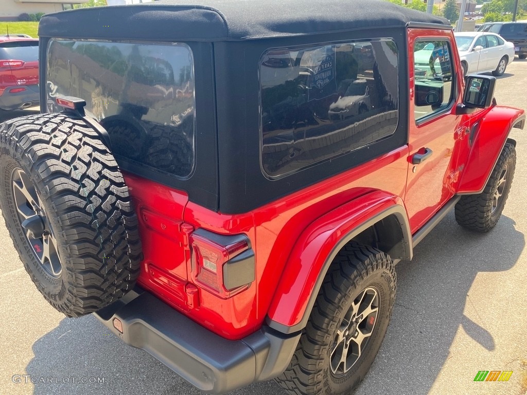 2020 Wrangler Rubicon 4x4 - Firecracker Red / Black photo #6