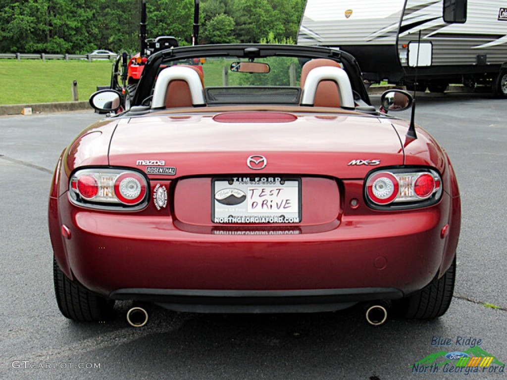 2007 MX-5 Miata Grand Touring Roadster - Copper Red Mica / Tan photo #4