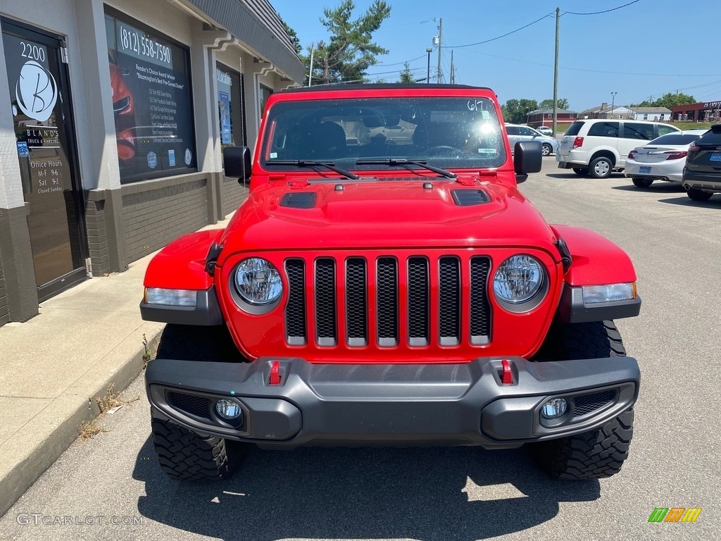 2020 Wrangler Rubicon 4x4 - Firecracker Red / Black photo #24