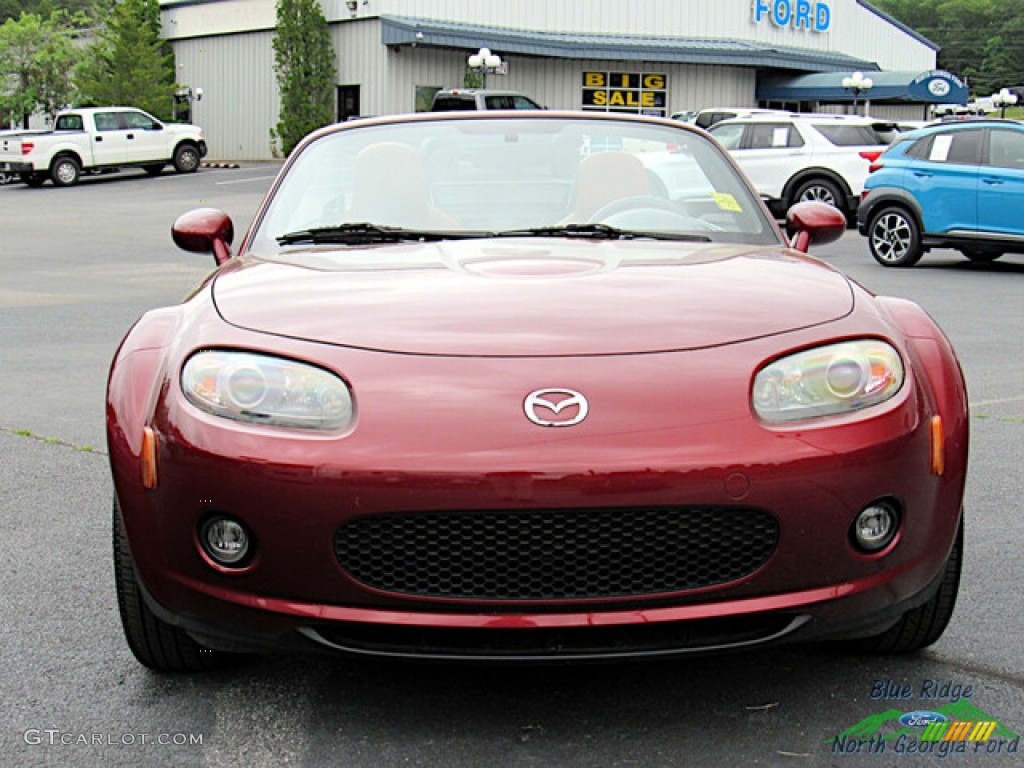 2007 MX-5 Miata Grand Touring Roadster - Copper Red Mica / Tan photo #8