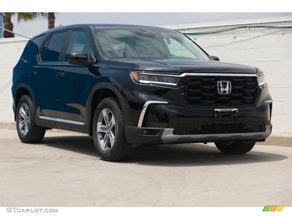 Crystal Black Pearl 2023 Honda Pilot EX-L Exterior Photo #146239110