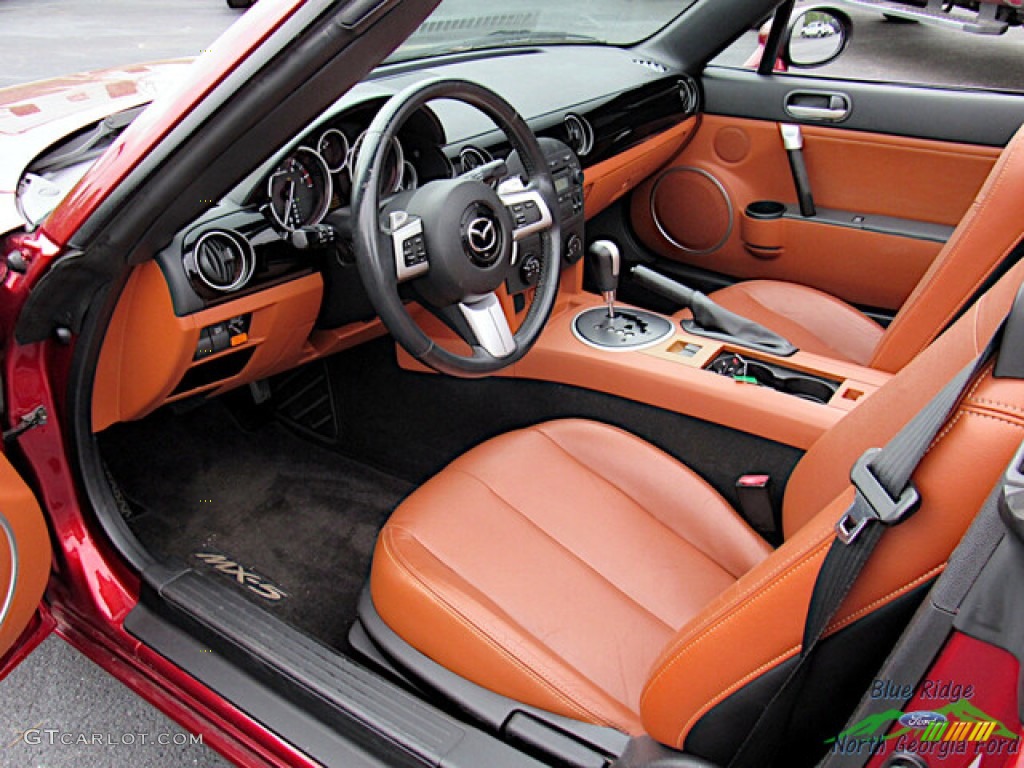 2007 MX-5 Miata Grand Touring Roadster - Copper Red Mica / Tan photo #11
