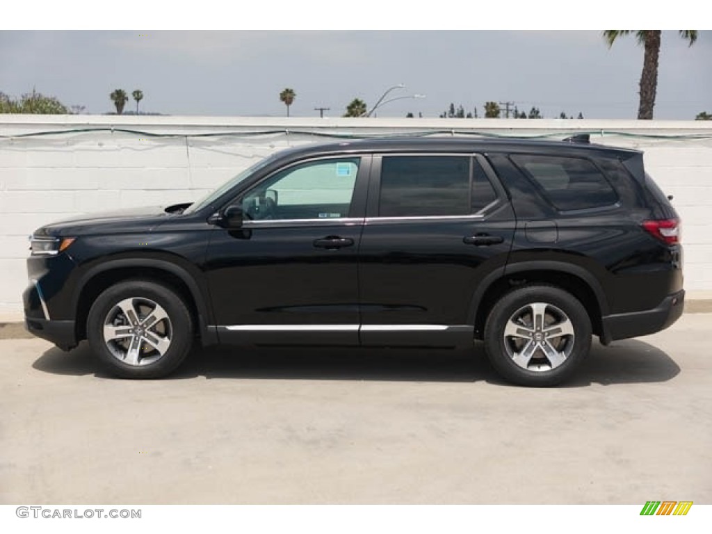 Crystal Black Pearl 2023 Honda Pilot EX-L Exterior Photo #146239158