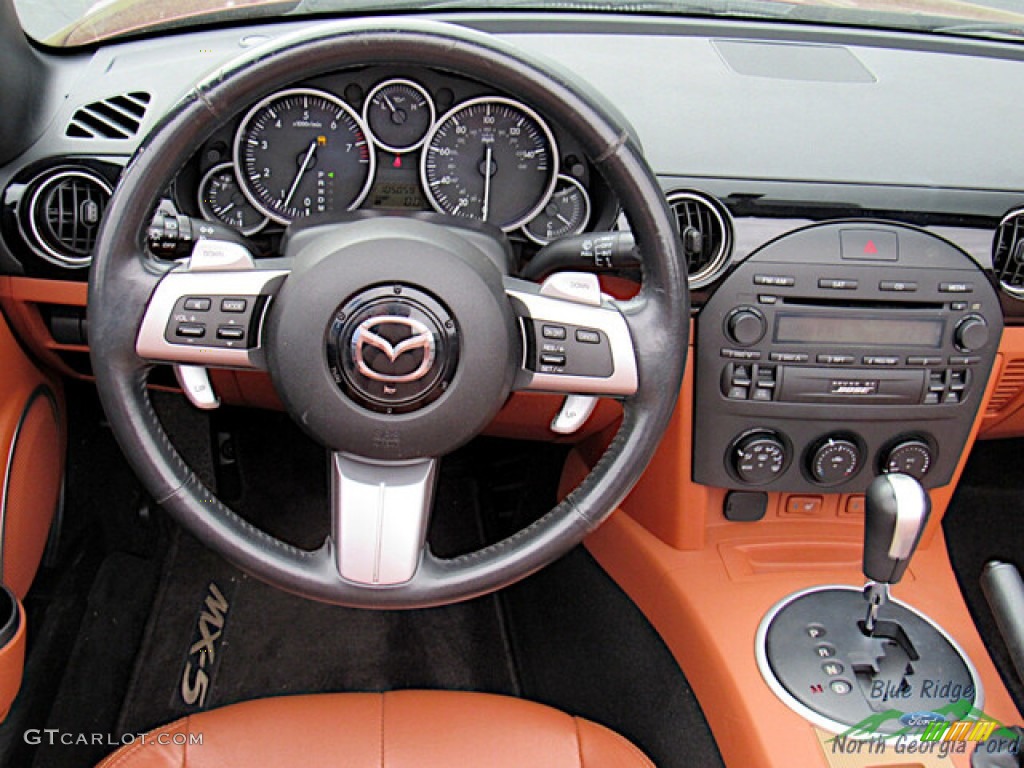 2007 MX-5 Miata Grand Touring Roadster - Copper Red Mica / Tan photo #15