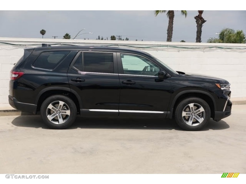Crystal Black Pearl 2023 Honda Pilot EX-L Exterior Photo #146239230