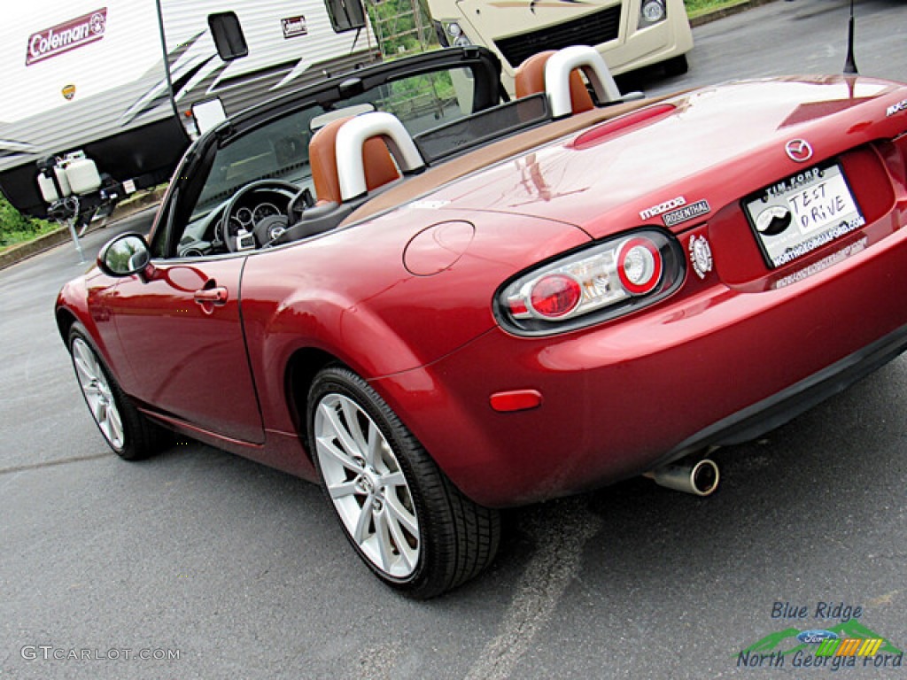 2007 MX-5 Miata Grand Touring Roadster - Copper Red Mica / Tan photo #26
