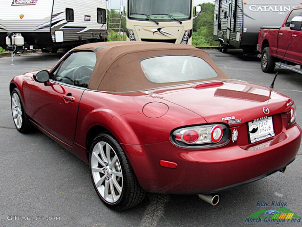 2007 MX-5 Miata Grand Touring Roadster - Copper Red Mica / Tan photo #28