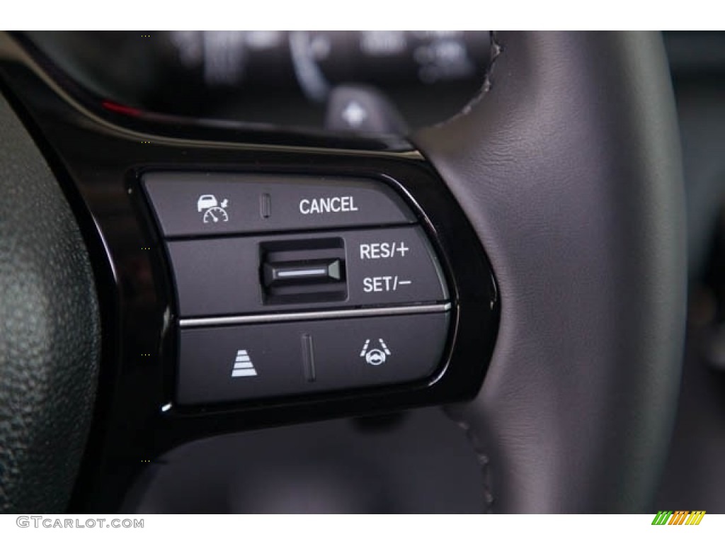 2023 Honda Pilot EX-L Black Steering Wheel Photo #146239428