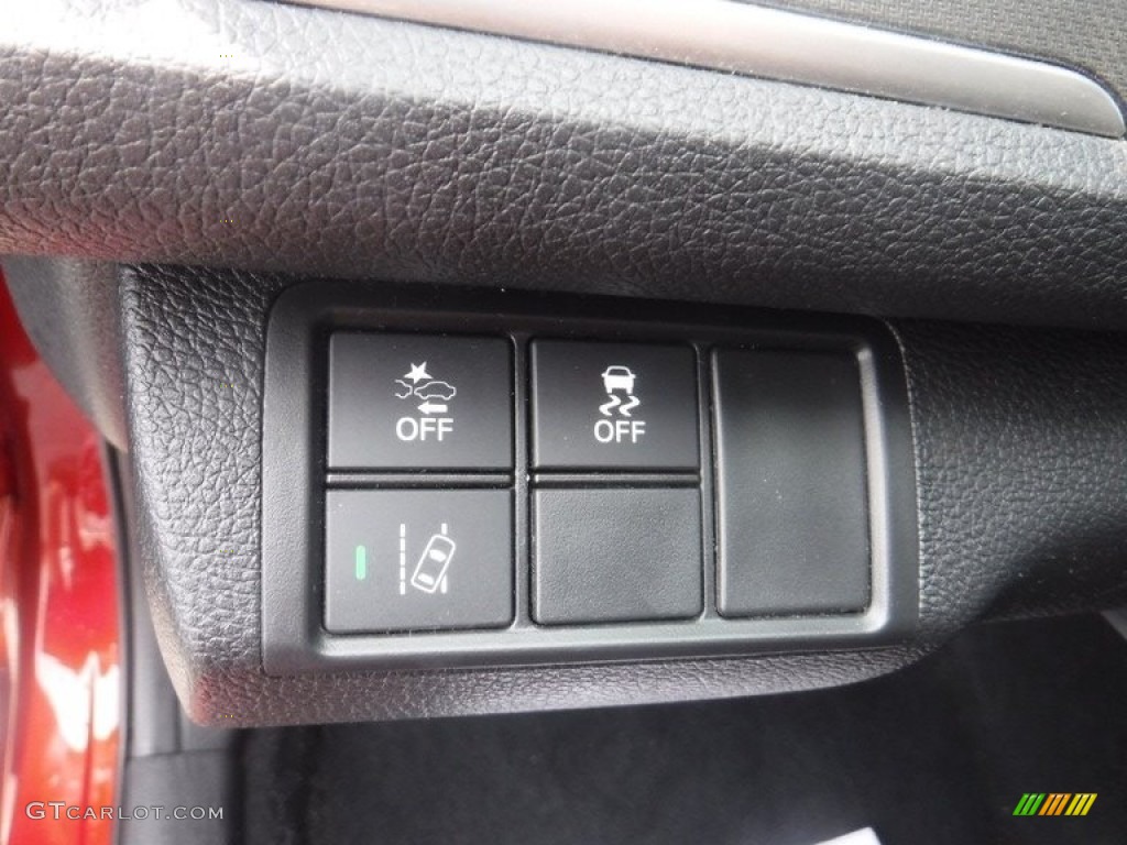 2020 Civic LX Sedan - Molten Lava Pearl / Black photo #9