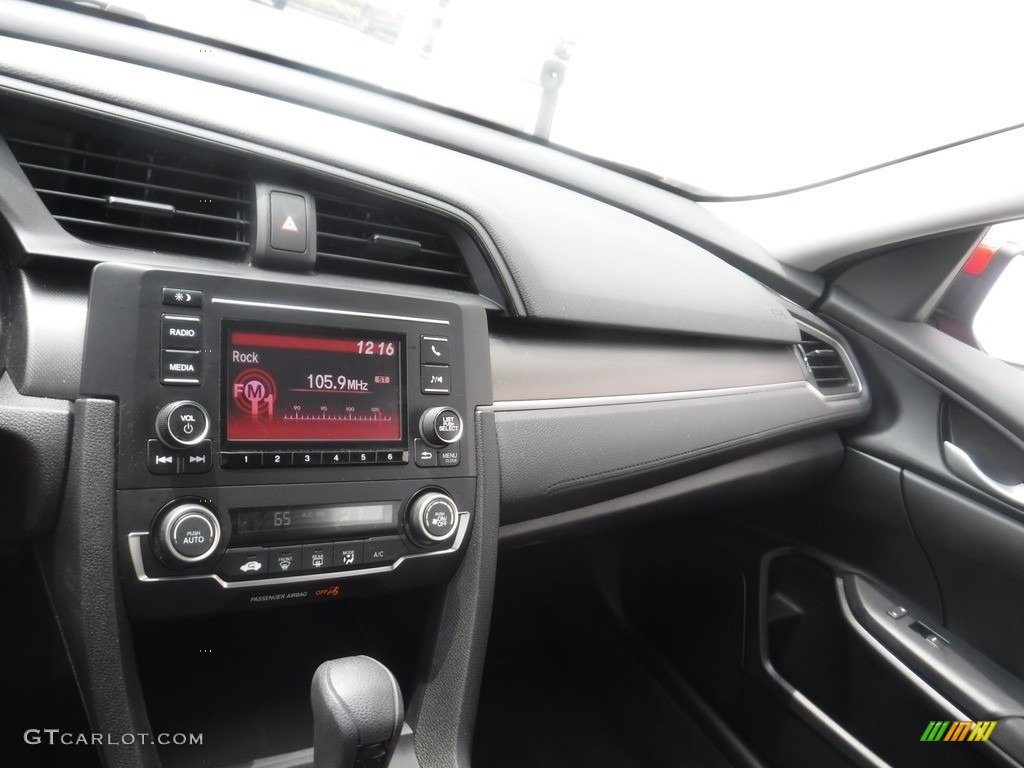 2020 Civic LX Sedan - Molten Lava Pearl / Black photo #11