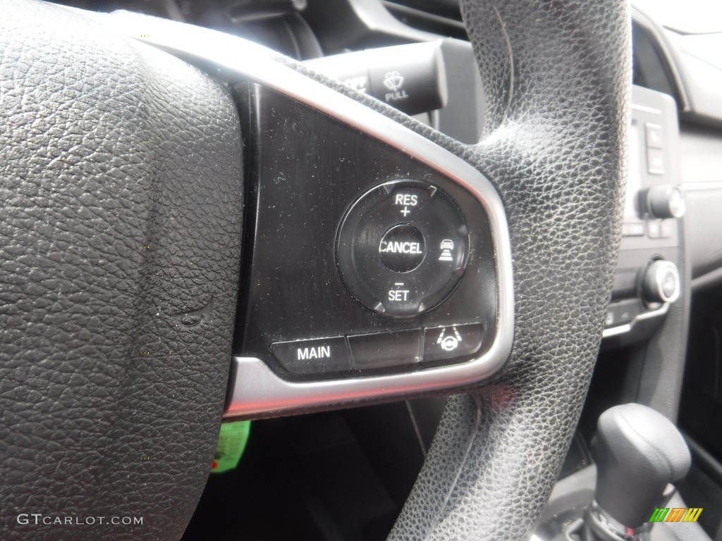 2020 Civic LX Sedan - Molten Lava Pearl / Black photo #17