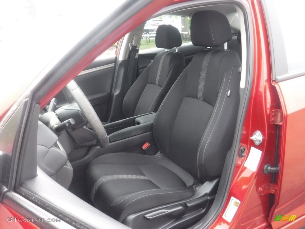 2020 Civic LX Sedan - Molten Lava Pearl / Black photo #21