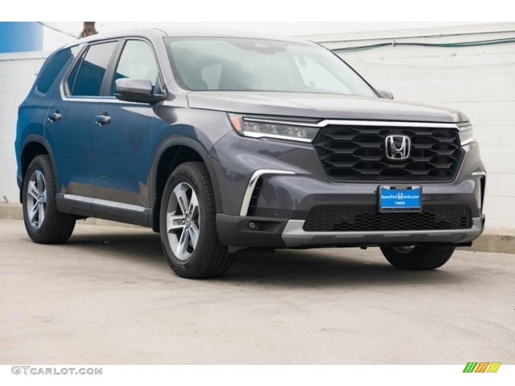 Modern Steel Metallic 2023 Honda Pilot EX-L Exterior Photo #146239794