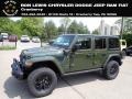 2023 Sarge Green Jeep Wrangler Unlimited Rubicon 4XE 20th Anniversary Hybrid #146140428
