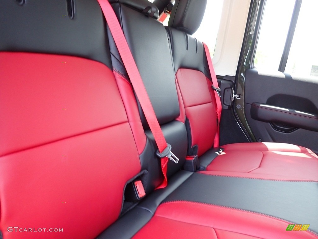 2023 Jeep Wrangler Unlimited Rubicon 4XE 20th Anniversary Hybrid Rear Seat Photo #146240973