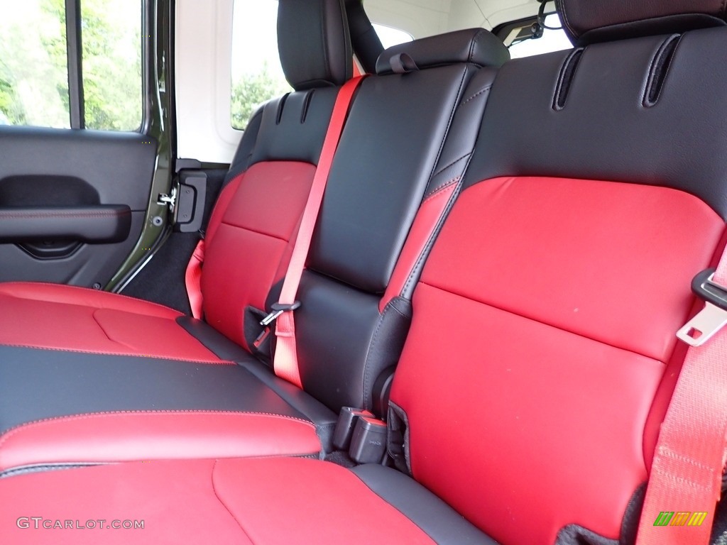 2023 Jeep Wrangler Unlimited Rubicon 4XE 20th Anniversary Hybrid Rear Seat Photo #146240991
