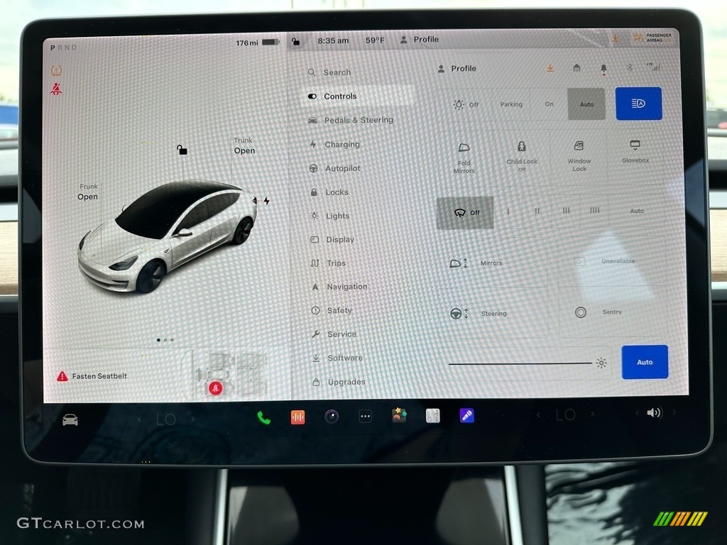 2020 Tesla Model 3 Standard Range Plus Controls Photo #146241096