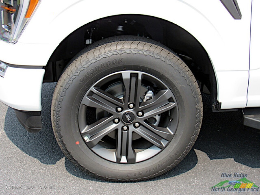 2023 F150 Lariat SuperCrew 4x4 - Star White Metallic Tri-Coat / Black photo #9