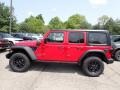 Firecracker Red 2023 Jeep Wrangler Unlimited Rubicon 4XE 20th Anniversary Hybrid Exterior