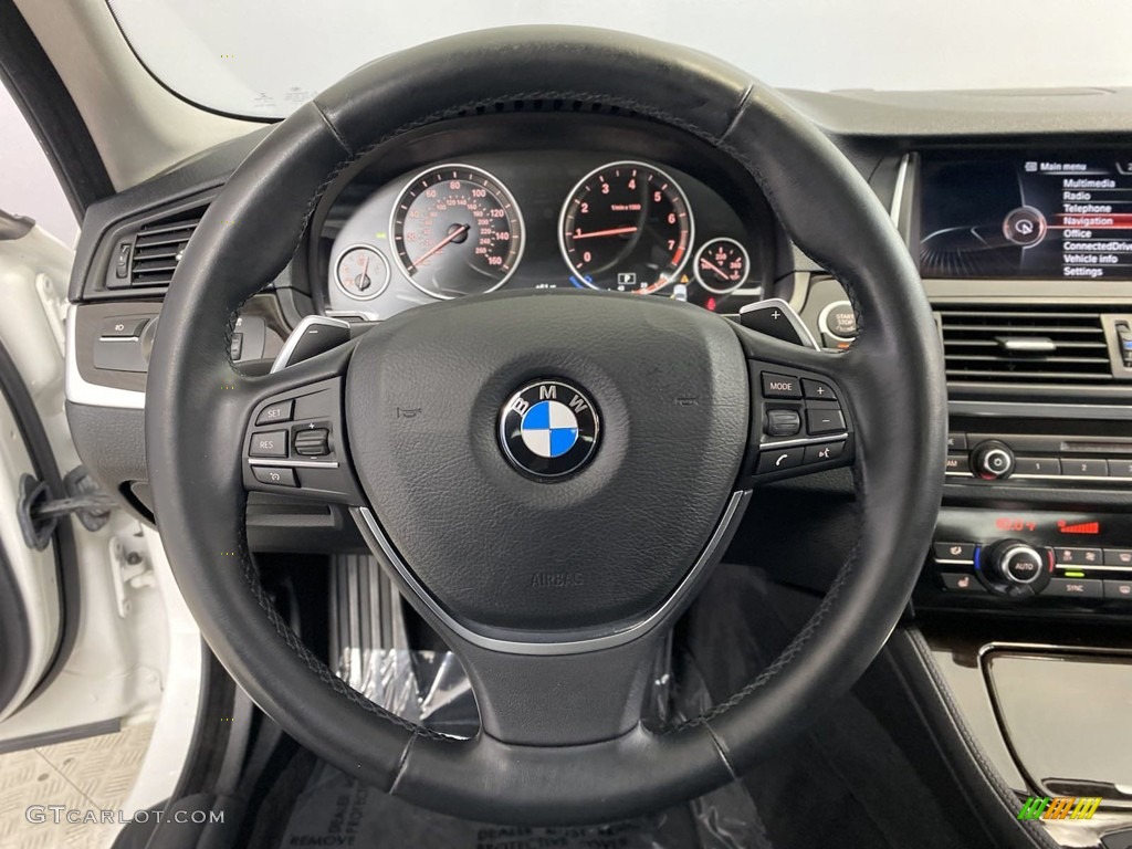 2016 5 Series 528i Sedan - Alpine White / Black photo #17