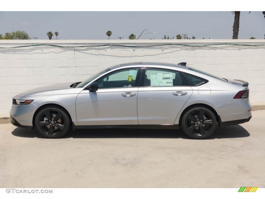Lunar Silver Metallic 2023 Honda Accord Sport-L Hybrid Exterior Photo #146241225