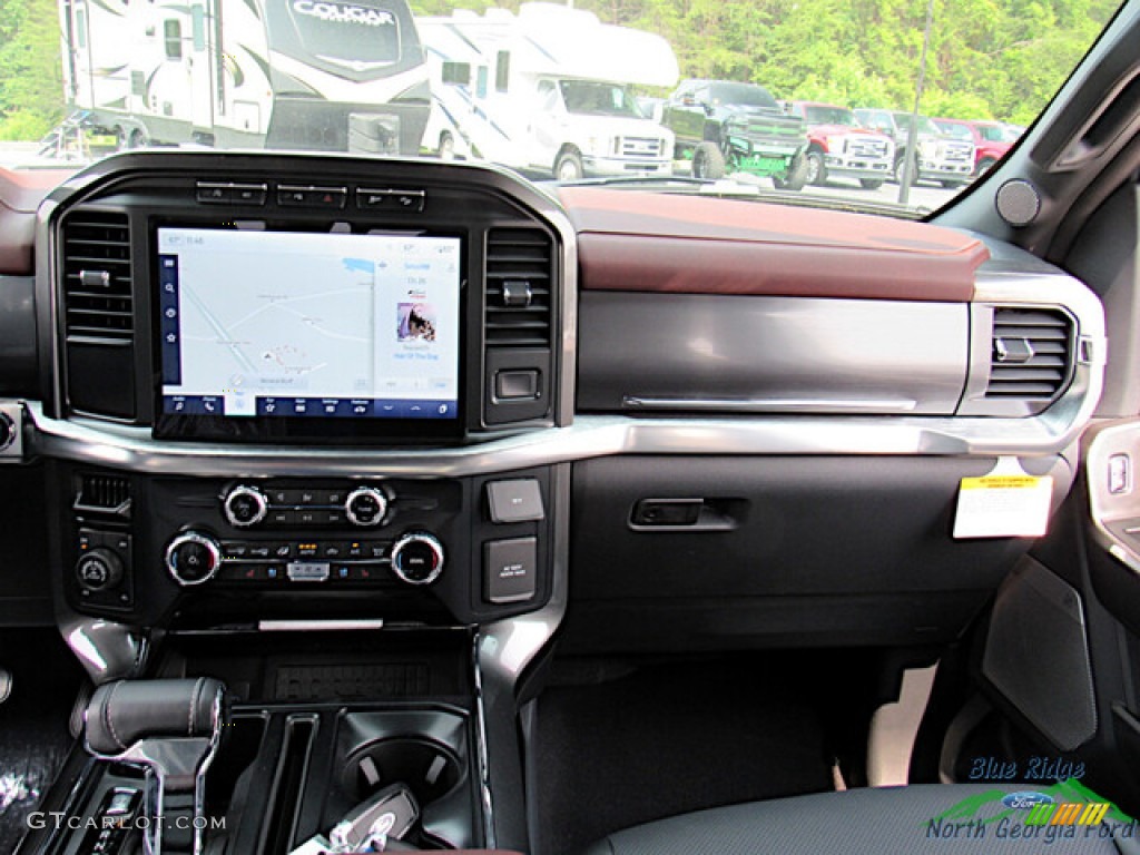 2023 F150 Lariat SuperCrew 4x4 - Star White Metallic Tri-Coat / Black photo #15
